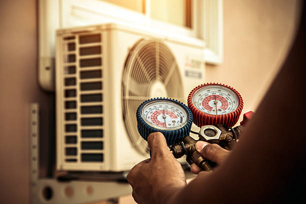 Professional Hvac technician working in Garrison, MD